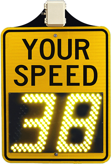 Thin-12 - Radar Driver Feedback sign - Speed Display Sign - RADAR SPEED DISPLAY SIGN - LED Traffic Sign - Traffic Innovation - Sharpline - Traffic counter - Thin Traffic Sign - Traffic Calming - Way Finding